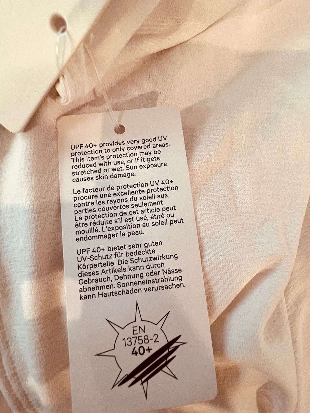 Lululemon Layered Long Sleeve Tennis Club UPF 40+ Sun Protection NWT Size 8 - Picture 8 of 8